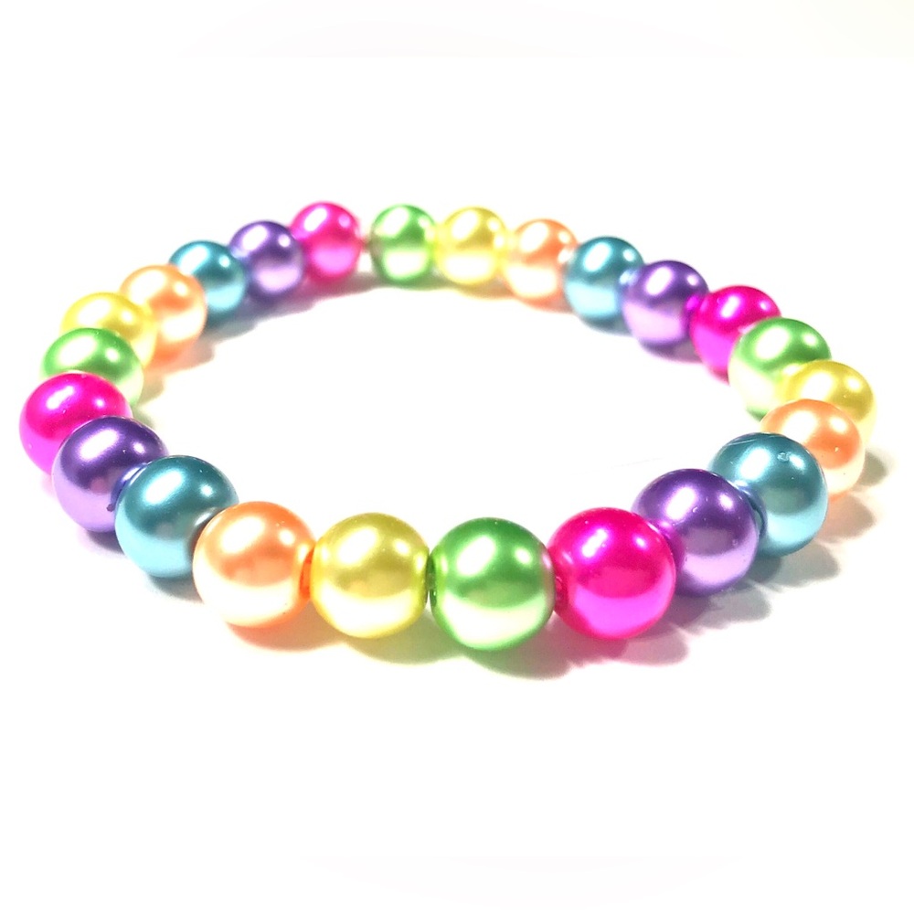 Handmade Multi Color Stretch Bracelet Women Gift Wedding Anniversary